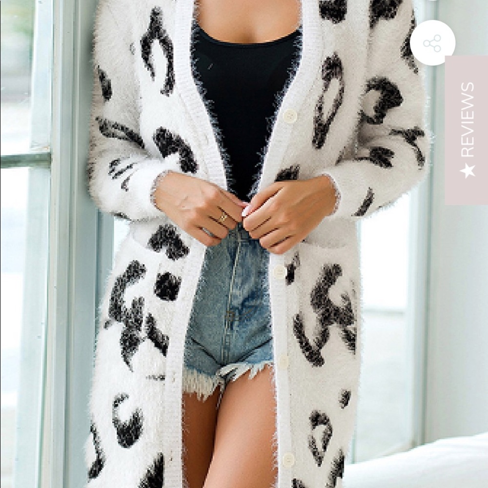 *New* Goodnight macaroon Benji leopard Cardigan